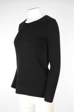NEIMAN MARCUS BLACK CASHMERE SWEATER SMALL
