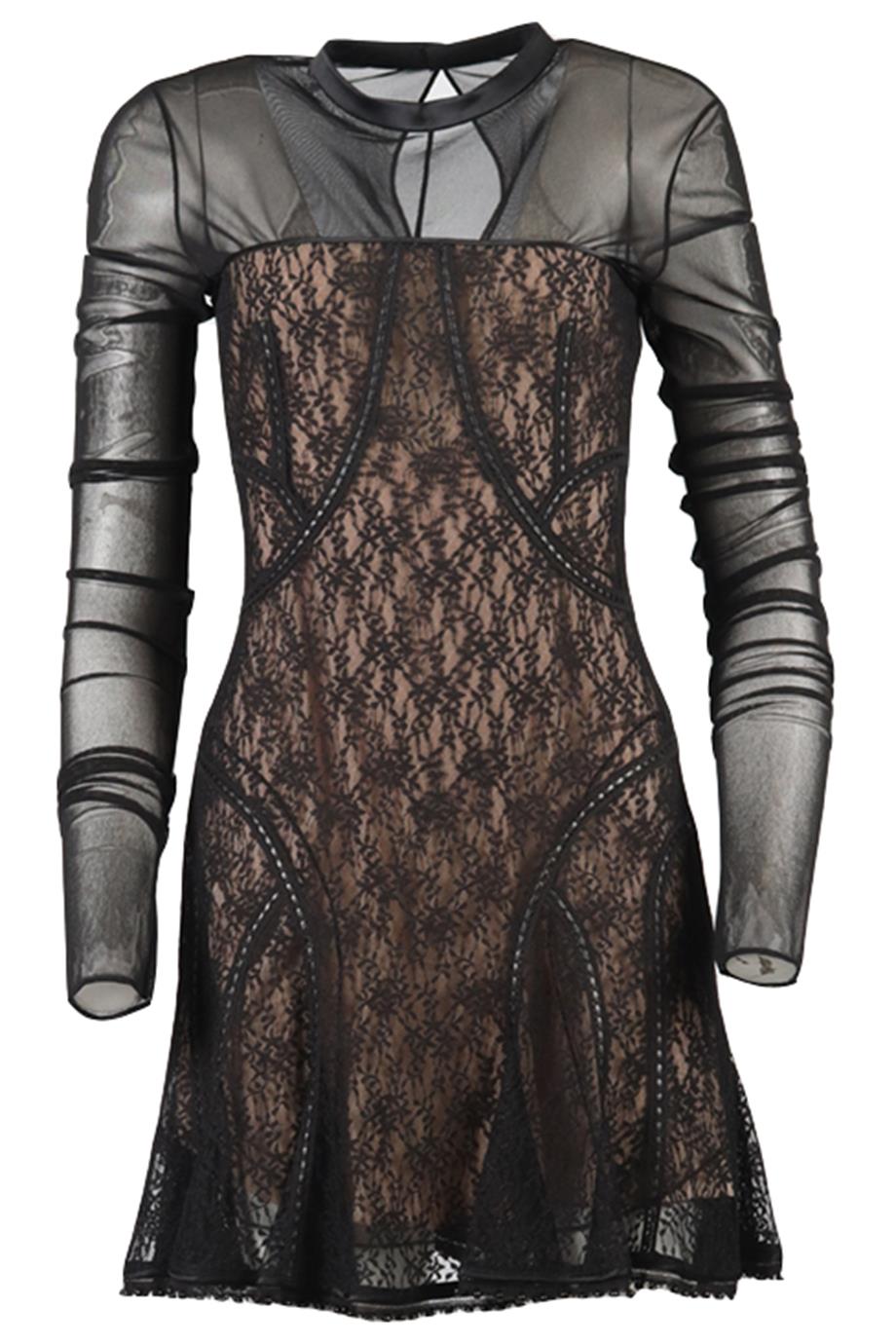 ALEXANDER WANG LACE MINI DRESS US 6 UK 10