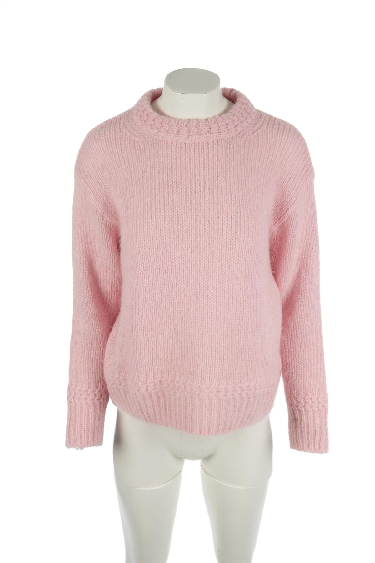 SEZANE PINK MOHAIR SWEATER SMALL