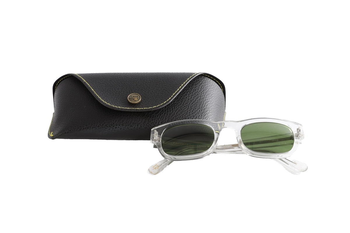 MOSCOT NEUTRALS RECTANGLE FRAME ACETATE SUNGLASSES