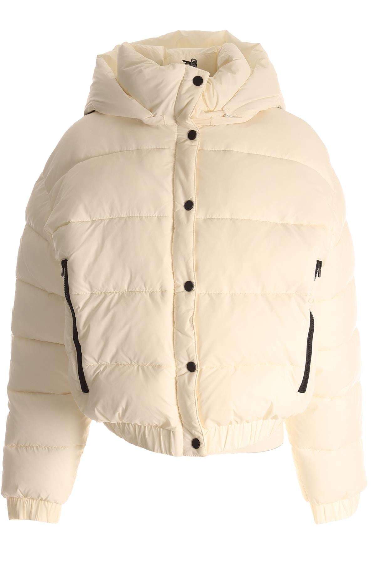 ALO YOGA WHITE PADDED SHELL JACKET MEDIUM