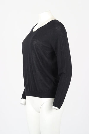 MAX MARA LEISURE WOOL AND CASHMERE BLEND SWEATER SMALL