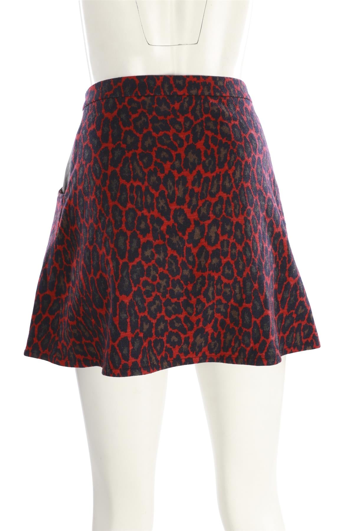 CHRISTOPHER KANE MULTI WOOL MINI SKIRT UK 8
