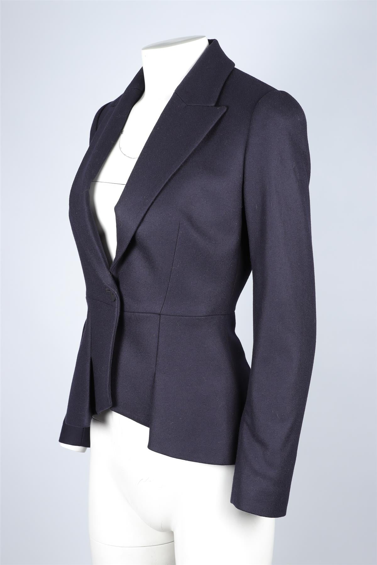 CEFINN NAVY WOOL BLAZER UK 6