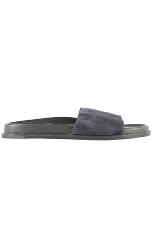 MR P. NAVY MEN'S SUEDE SLIDES EU 41.5 UK 7.5 US 8.5