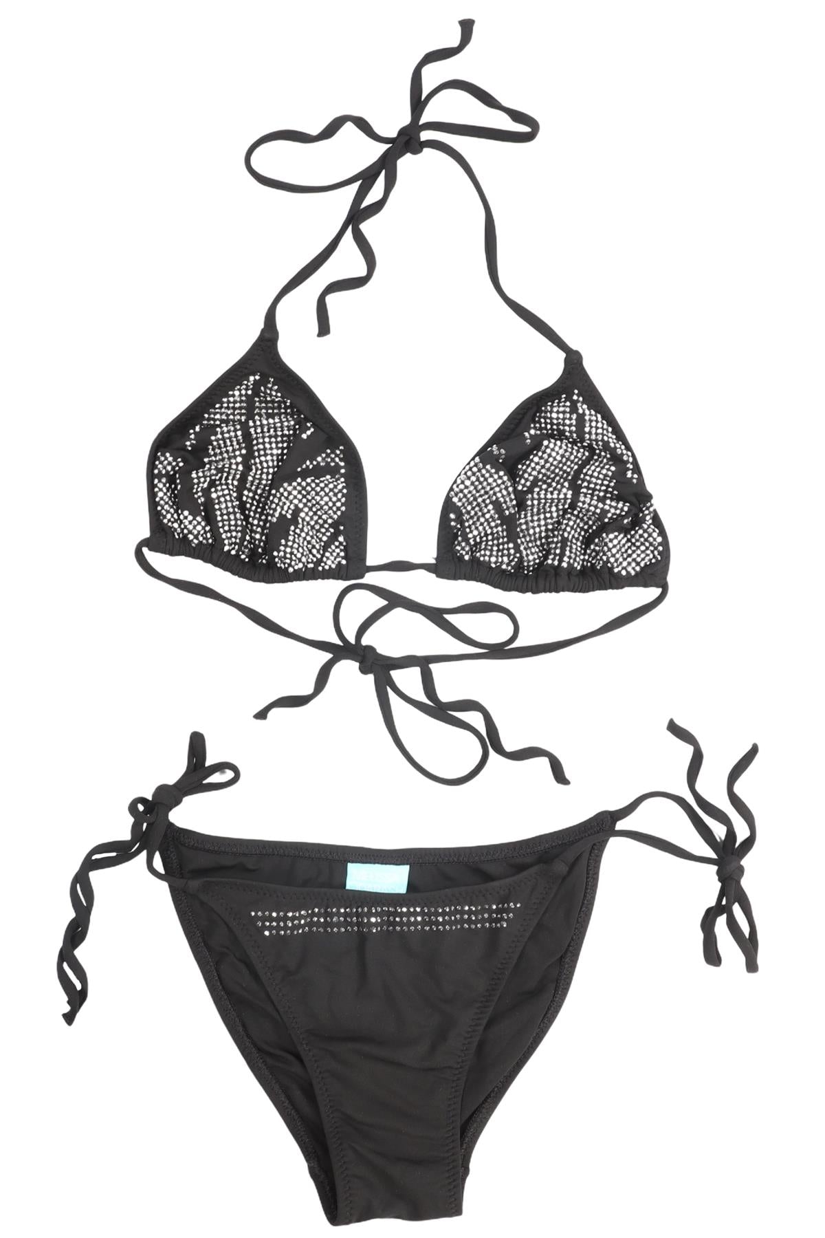 MELISSA ODABASH BLACK BIKINI UK 10-14