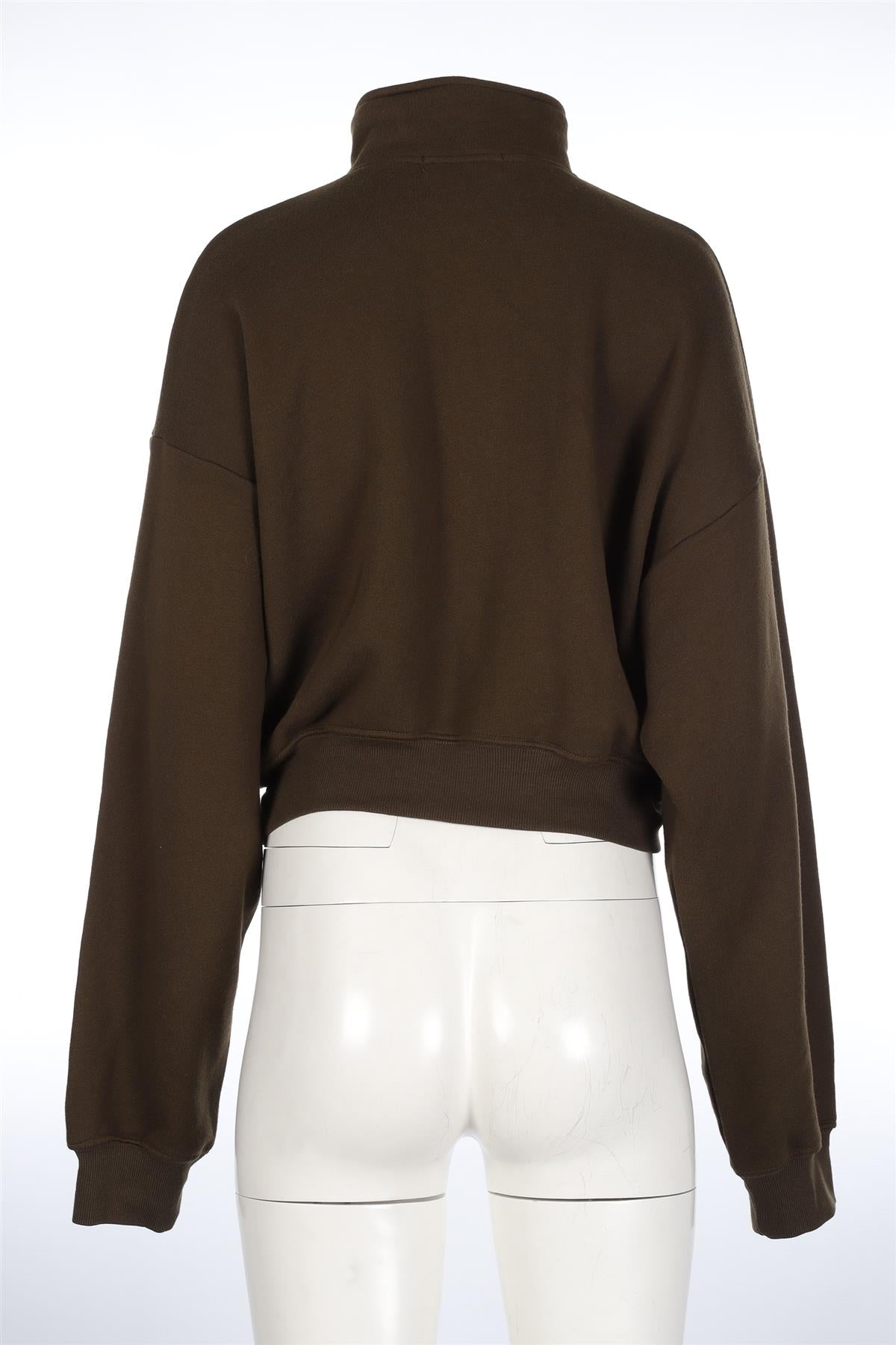 ETERNE GREEN COTTON SWEATSHIRT LARGE