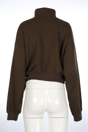 ETERNE GREEN COTTON SWEATSHIRT LARGE