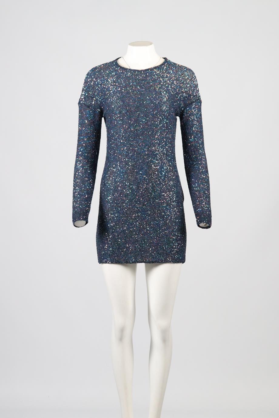 SAINT LAURENT KNIT MINI DRESS MEDIUM