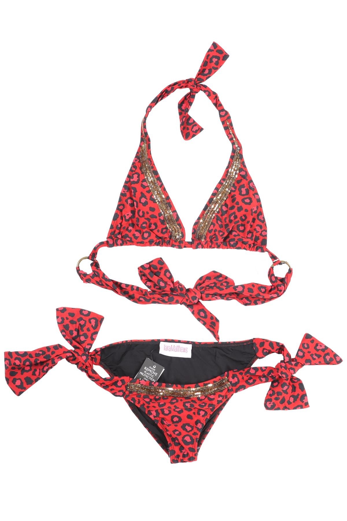 TARA MATTHEWS RED BIKINI SMALL
