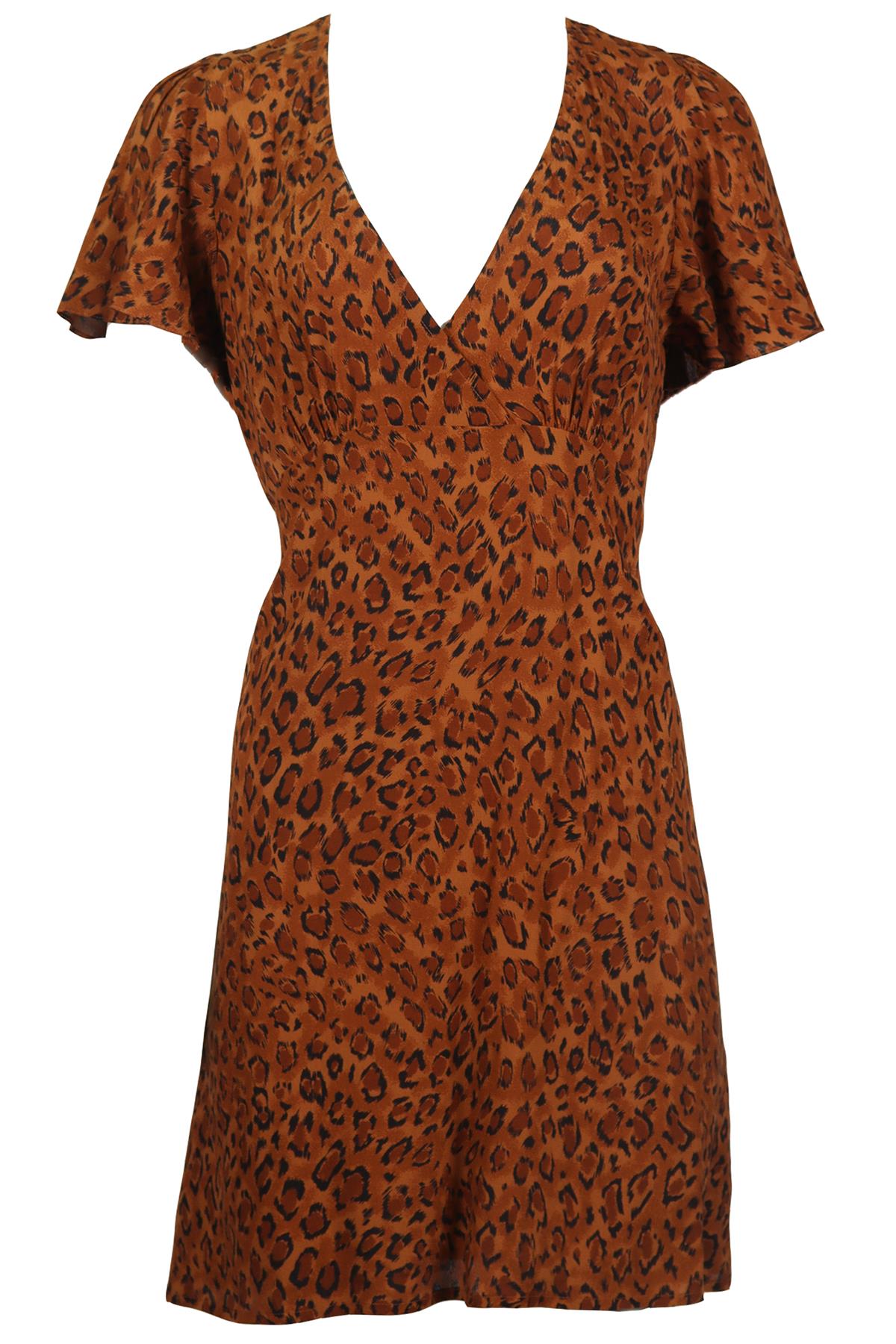 FAITHFULL THE BRAND RAYON MINI DRESS MEDIUM