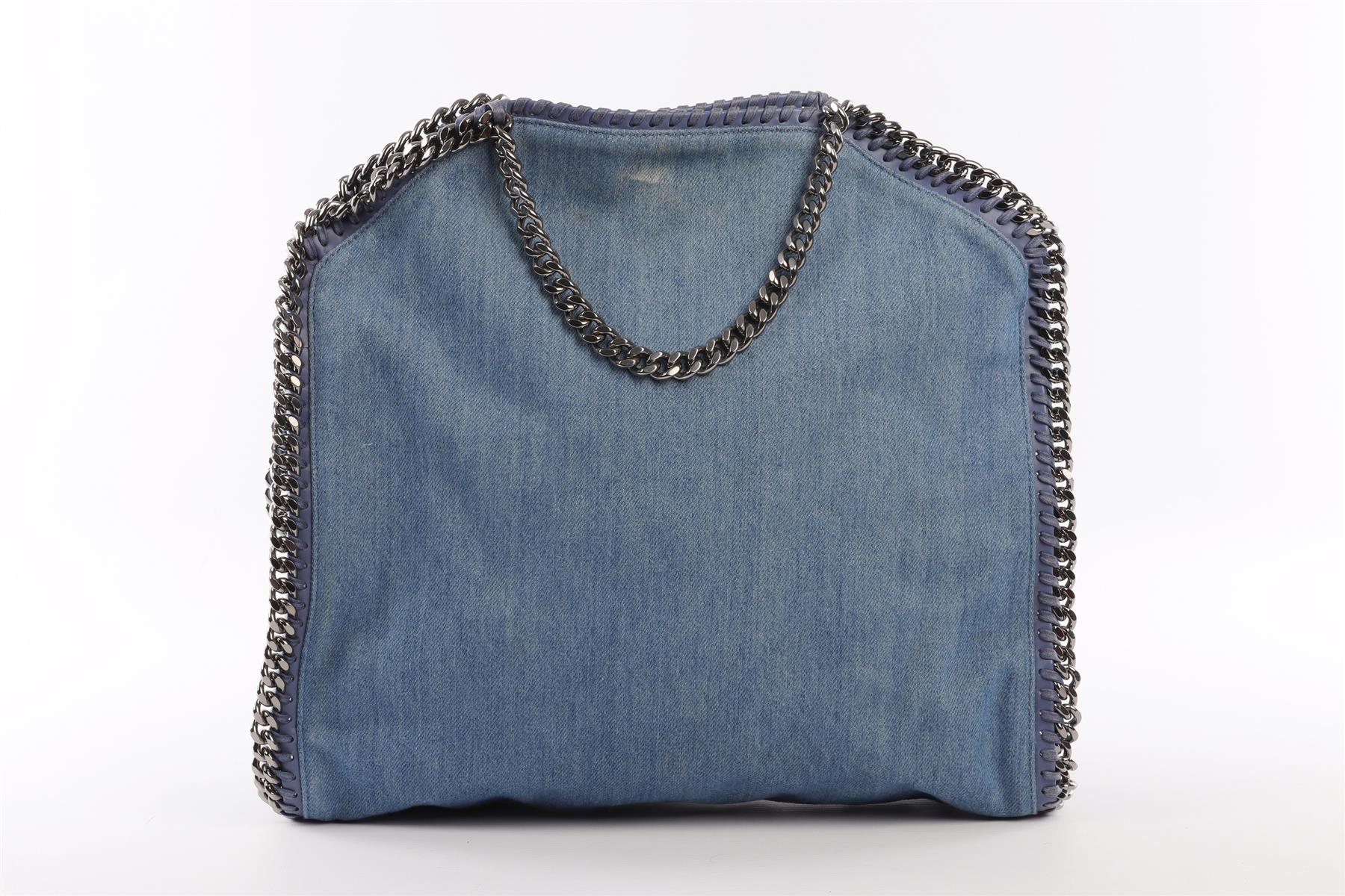 STELLA MCCARTNEY BLUE FALABELLA DENIM SHOULDER BAG