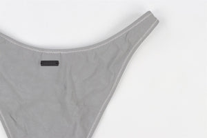 TRIANGLE GREY BIKINI MEDIUM