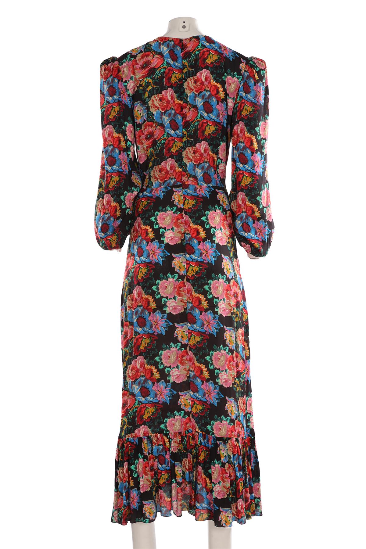 THE VAMPIRE'S WIFE MULTI CREPE MAXI DRESS UK 16