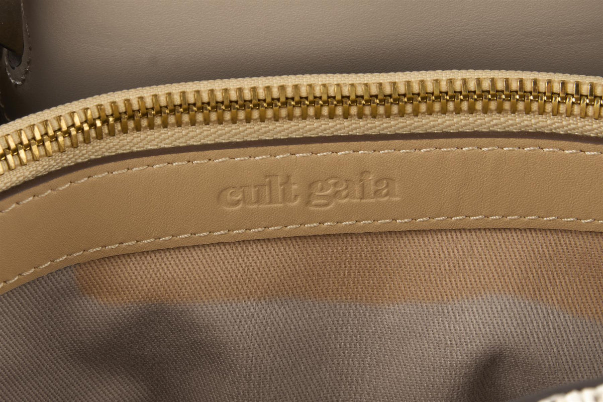 CULT GAIA BEIGE ASA XLARGE RAFFIA TOTE BAG