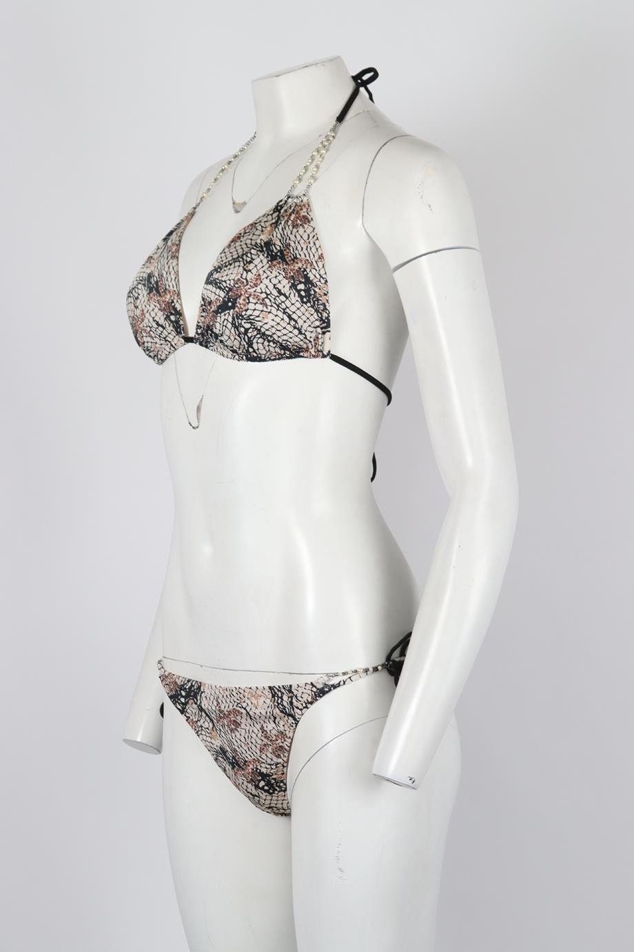 PRINTED TRIANGLE BIKINI