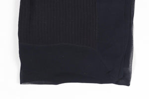 GIORGIO ARMANI NAVY VINTAGE SILK SCARF