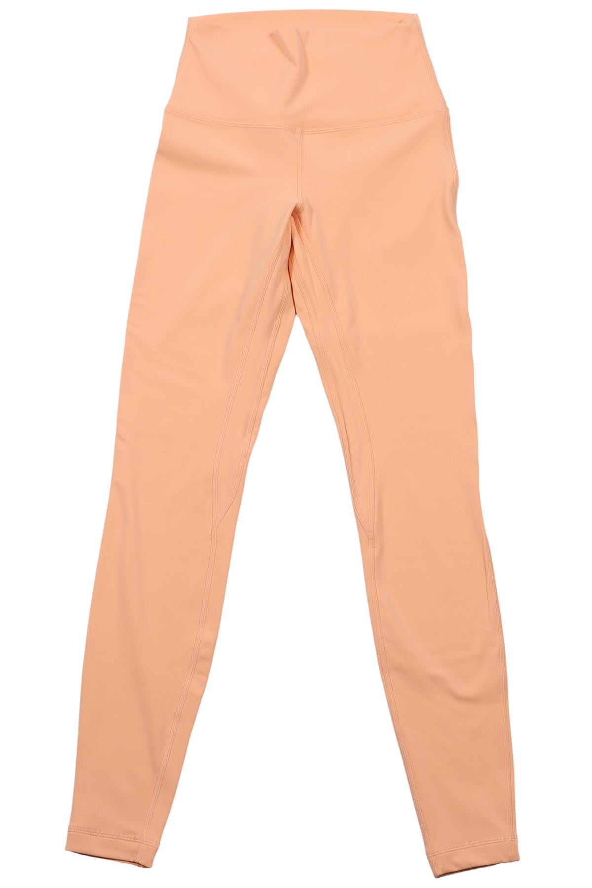 LULULEMON ORANGE LEGGINGS US 4 UK 8