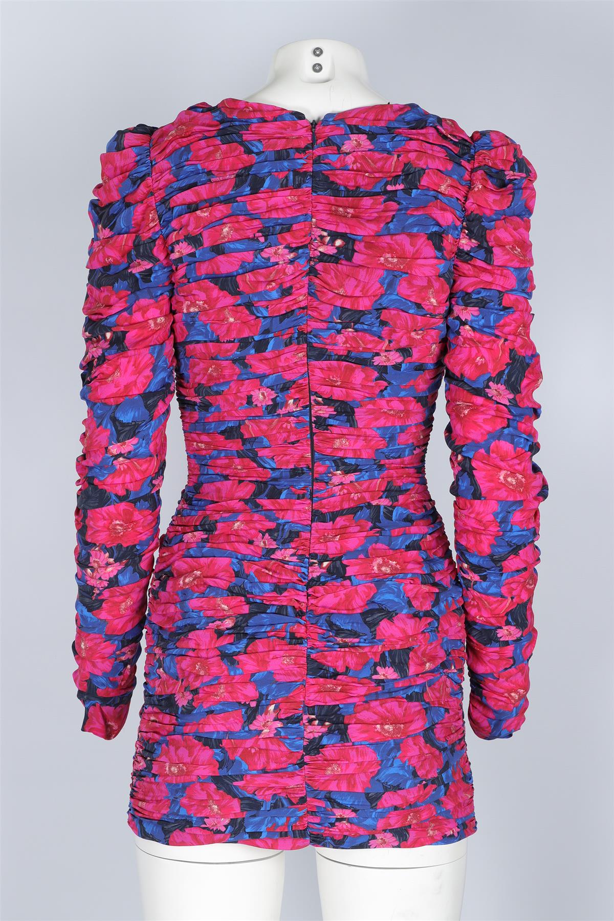 MAGDA BUTRYM PINK SILK MINI DRESS FR 36 UK 8