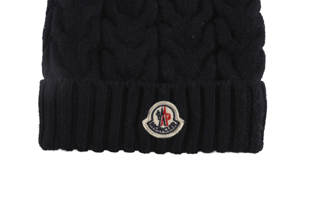 MONCLER NAVY KIDS BOYS BEANIE MEDIUM