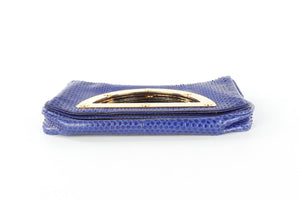 TOM FORD BLUE PYTHON CLUTCH