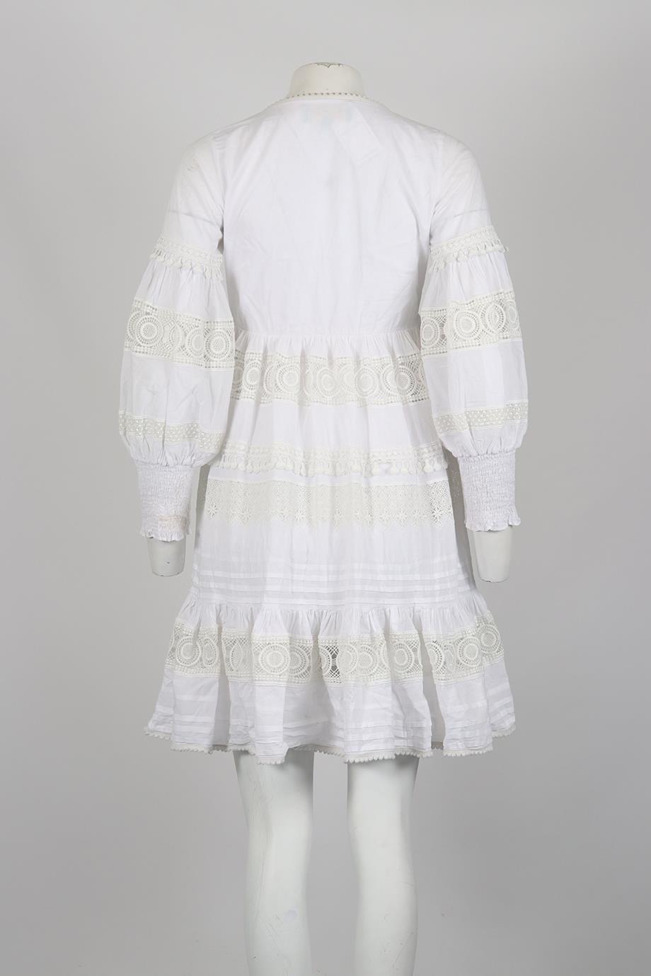WAIMARI COTTON BLEND MINI DRESS XSMALL