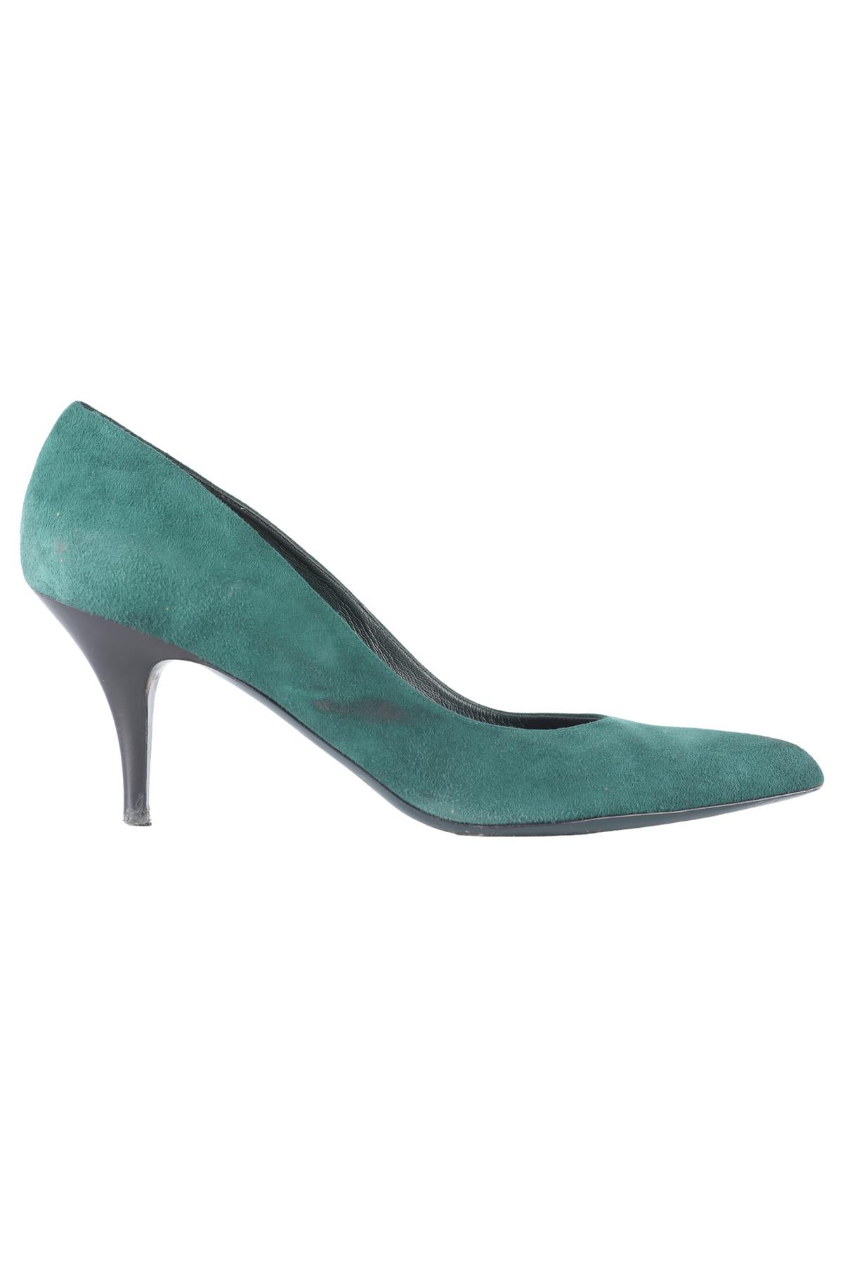 MULBERRY GREEN SUEDE PUMPS EU 40 UK 7 US 10