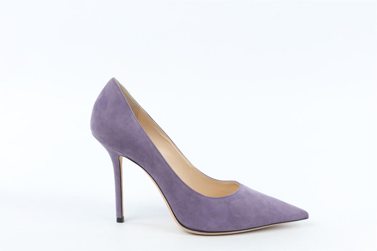 JIMMY CHOO PURPLE SUEDE PUMPS EU 38.5 UK 5.5 US 8.5