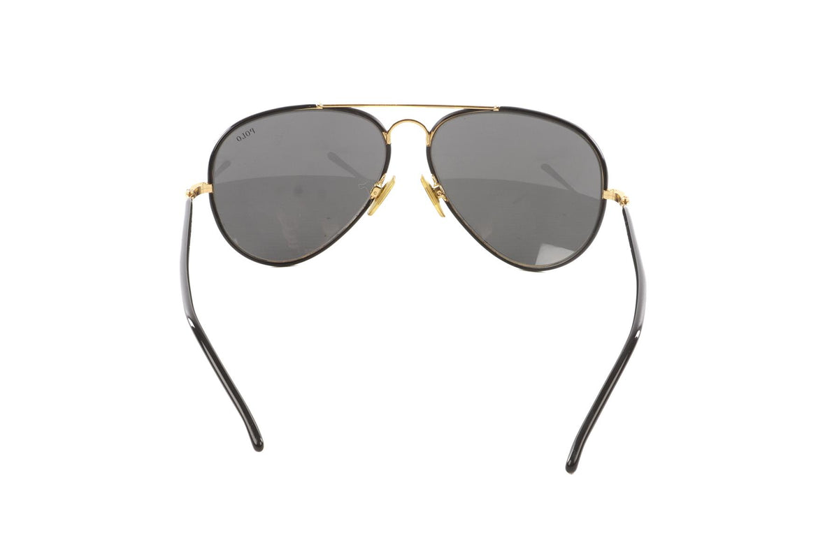 POLO RALPH LAUREN BLACK METAL SUNGLASSES