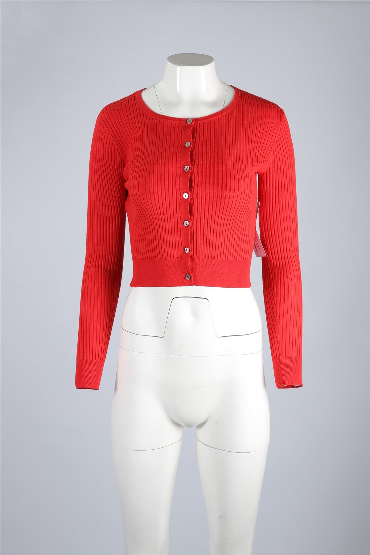 REALISATION PAR RED KNIT CARDIGAN XSMALL