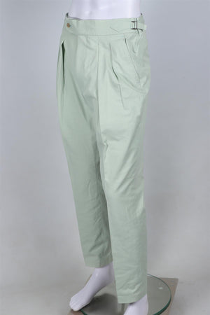 RICHARD JAMES GREEN MEN'S COTTON STRAIGHT LEG PANTS UK/US WAIST 32