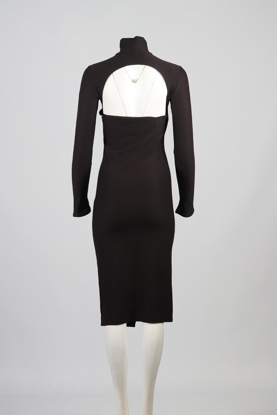 ALIX NYC JERSEY MIDI DRESS MEDIUM