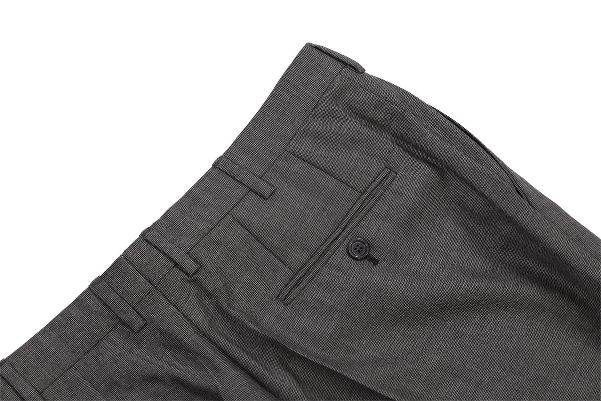 BRIONI GREY WOOL PANTS W34