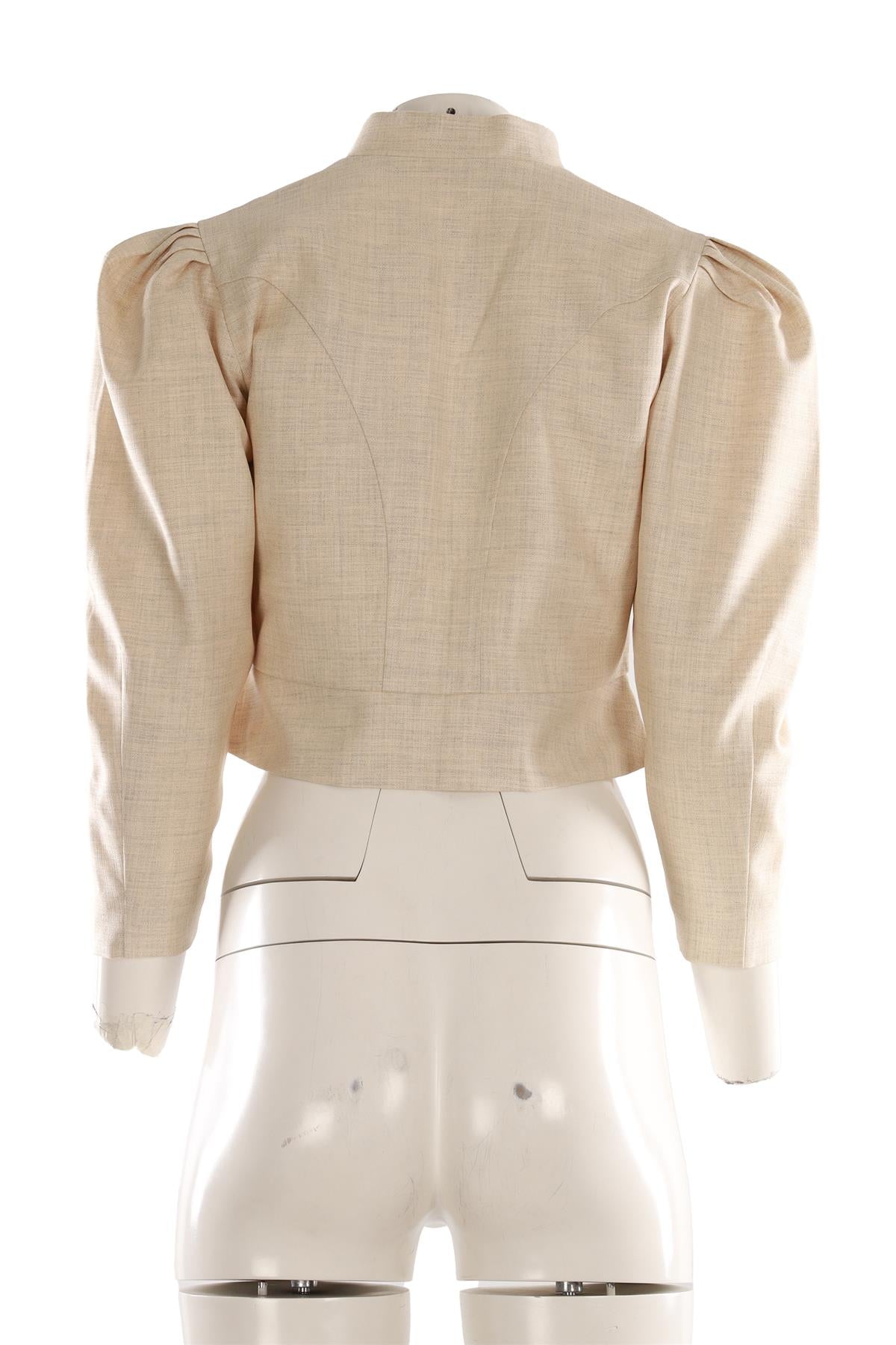 DESTREE BEIGE LINEN JACKET SMALL