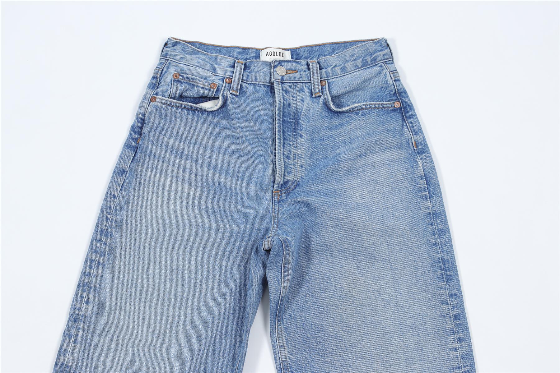 AGOLDE BLUE DENIM JEANS W24 UK 6