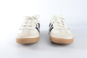 ADIDAS CREAM MEN'S SAMBA OFF WHITE DARK BLUE CLEAR SKY SNEAKERS EU 42 UK 8 US 9.5