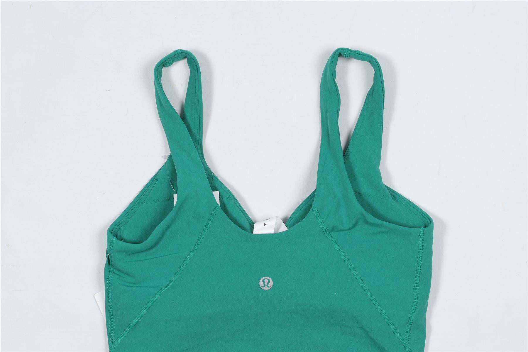 LULULEMON GREEN SPORTS BRA US 4 UK 8