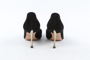 CHRISTIAN DIOR BLACK SUEDE PUMPS EU 38 UK 5 US 8