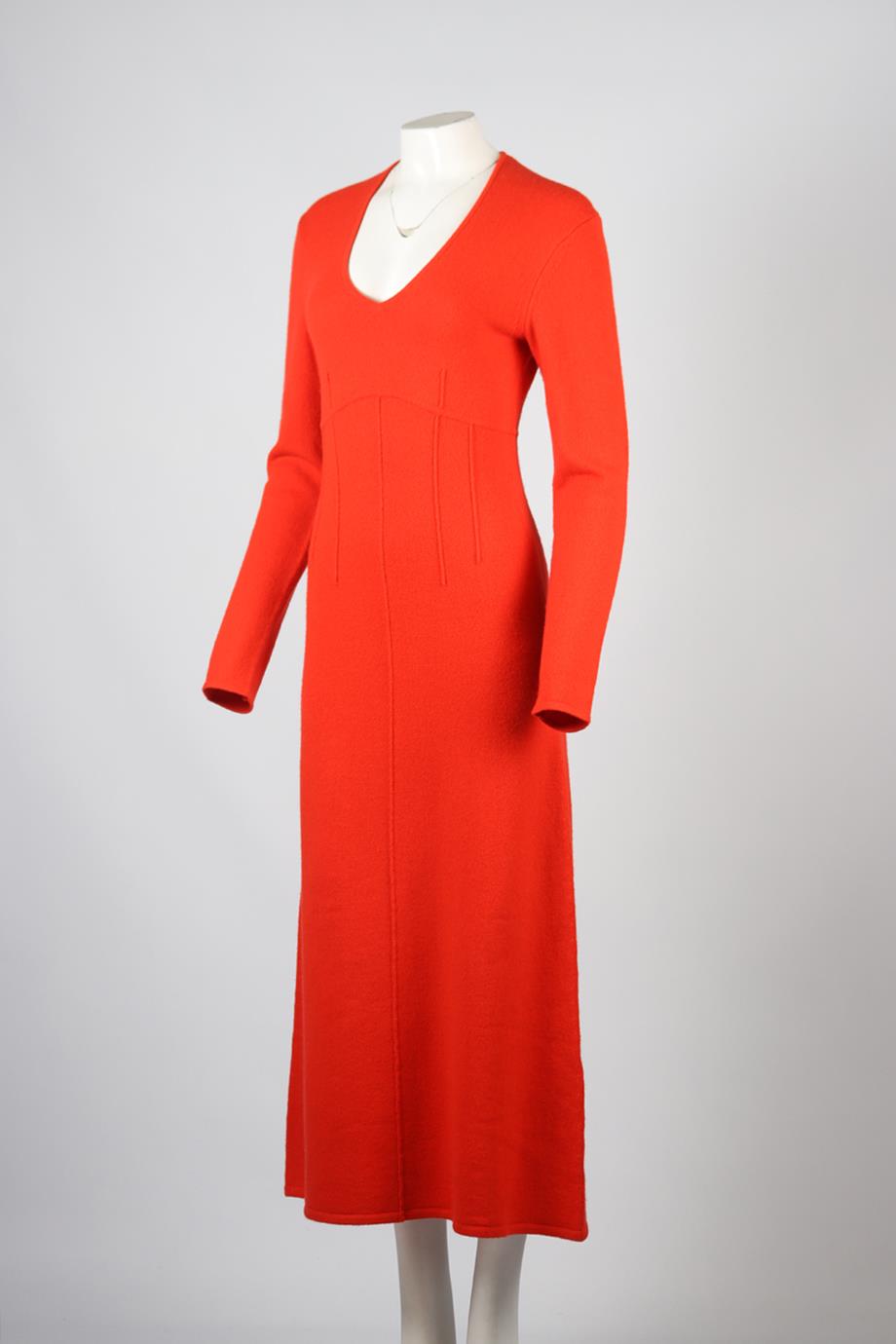 DOROTHEE SHUMACHER WOOL BLEND MAXI DRESS UK 12