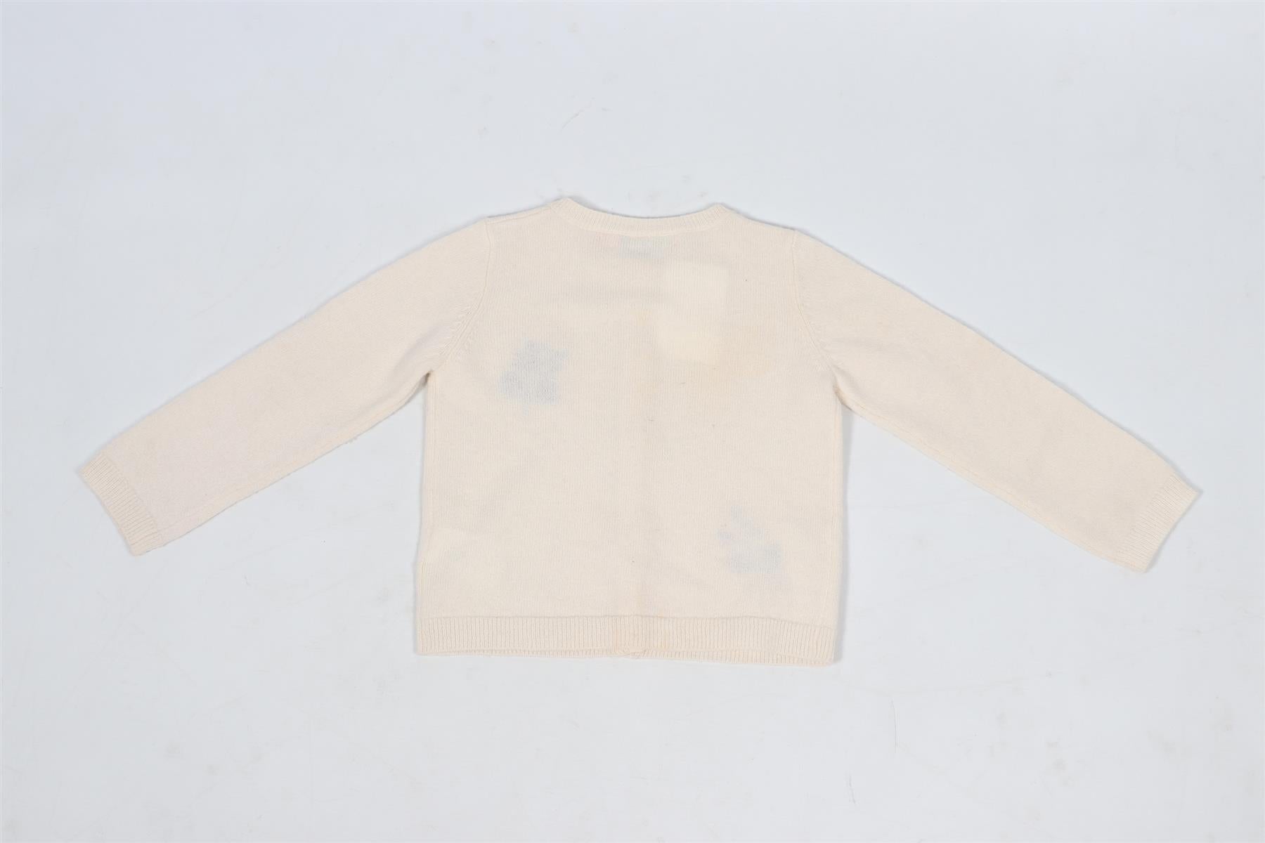 BONPOINT CREAM KIDS GIRLS WOOL CARDIGAN 2 YEARS