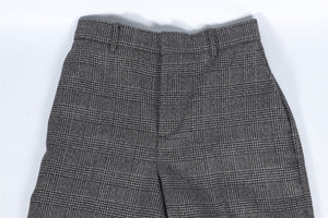 BALENCIAGA GREY WOOL STRAIGHT LEG PANTS FR 36 UK 8