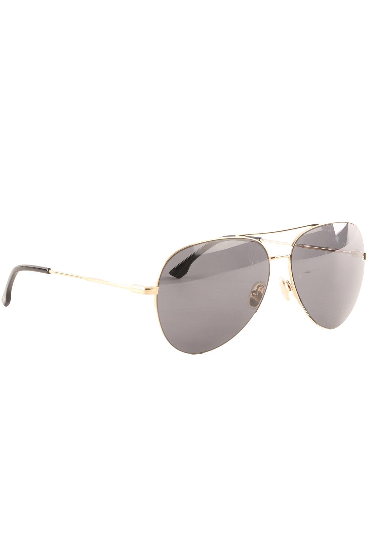 VICTORIA BECKHAM BLACK PILOT FRAME METAL SUNGLASSES