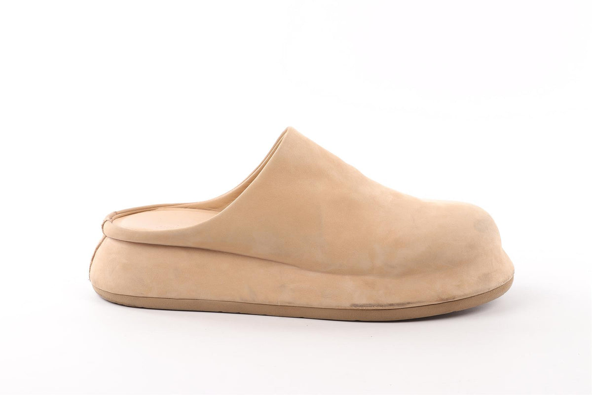 JACQUEMUS BEIGE SUEDE MULES EU 40 UK 7 US 10