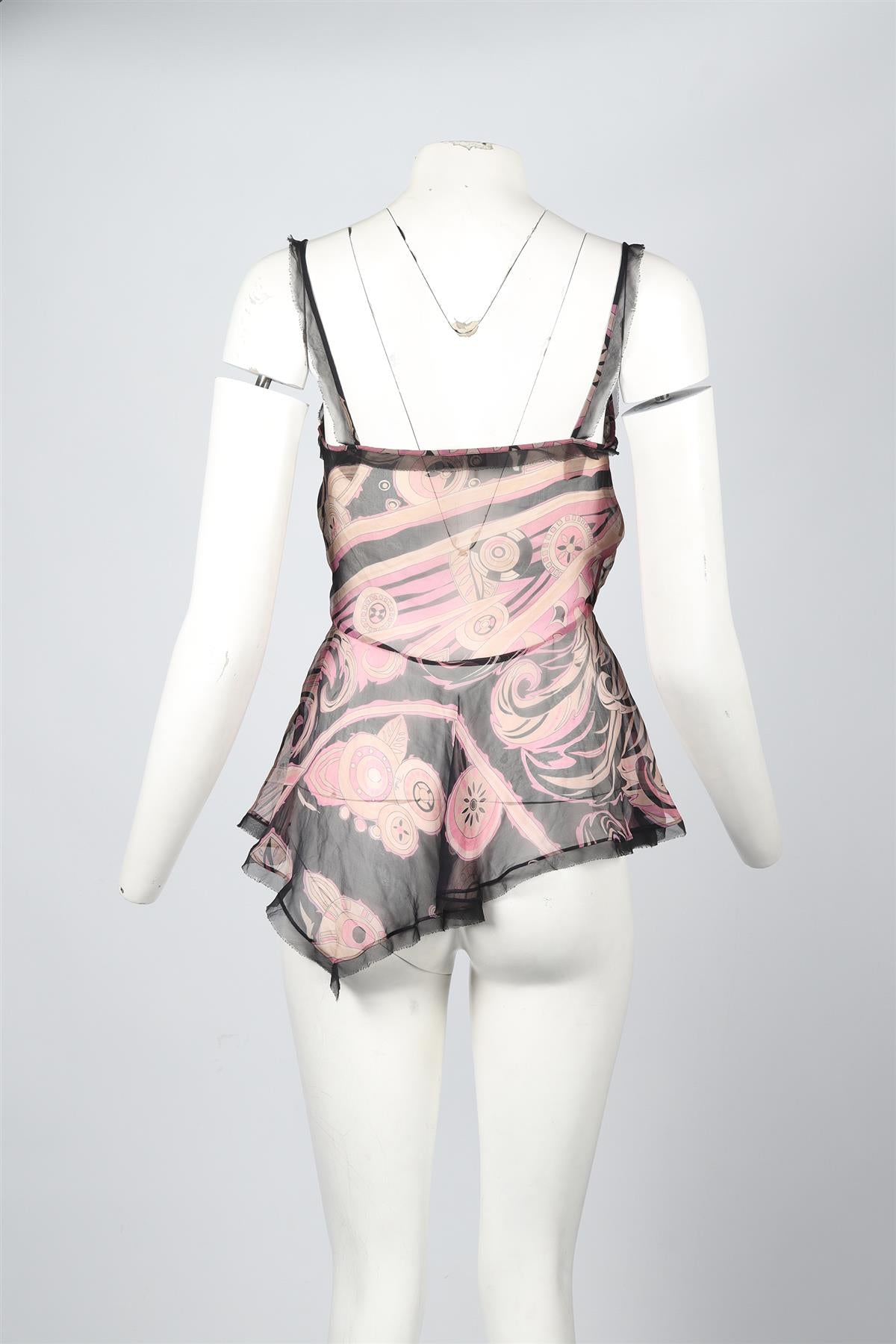 EMILIO PUCCI SILK TOP IT 38 UK 6