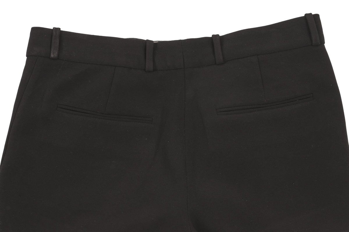 JOSEPH BLACK CREPE SHORTS FR 36 UK 8