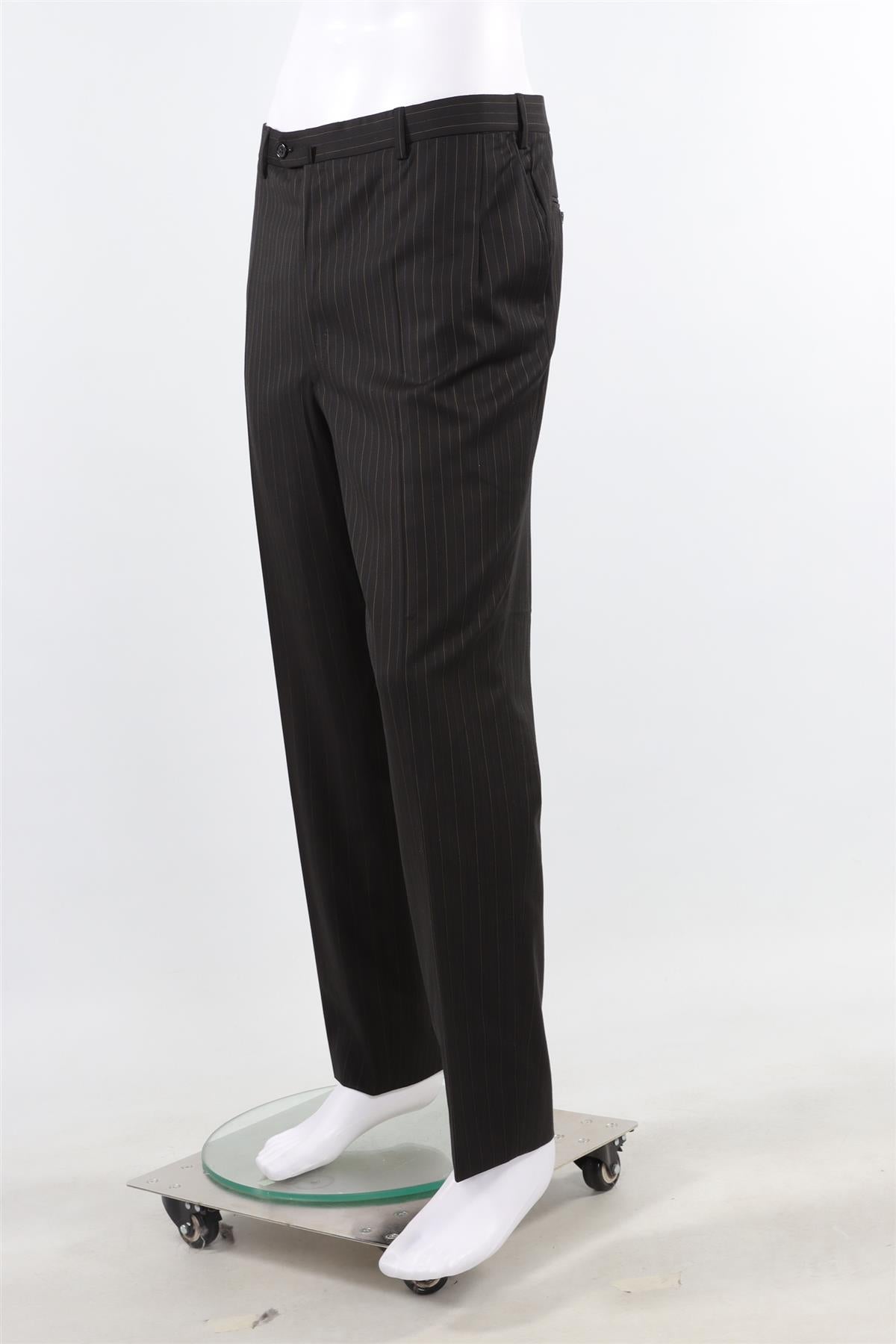 BRIONI BLACK MEN'S WOOL TWO PIECE SUIT IT 46 UK/US 36