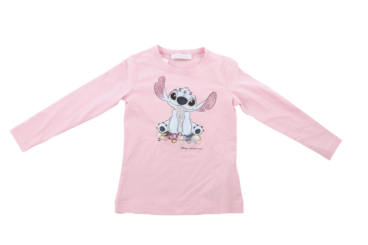 MONNALISA + DISNEY PINK KIDS GIRLS TOP 6 YEARS
