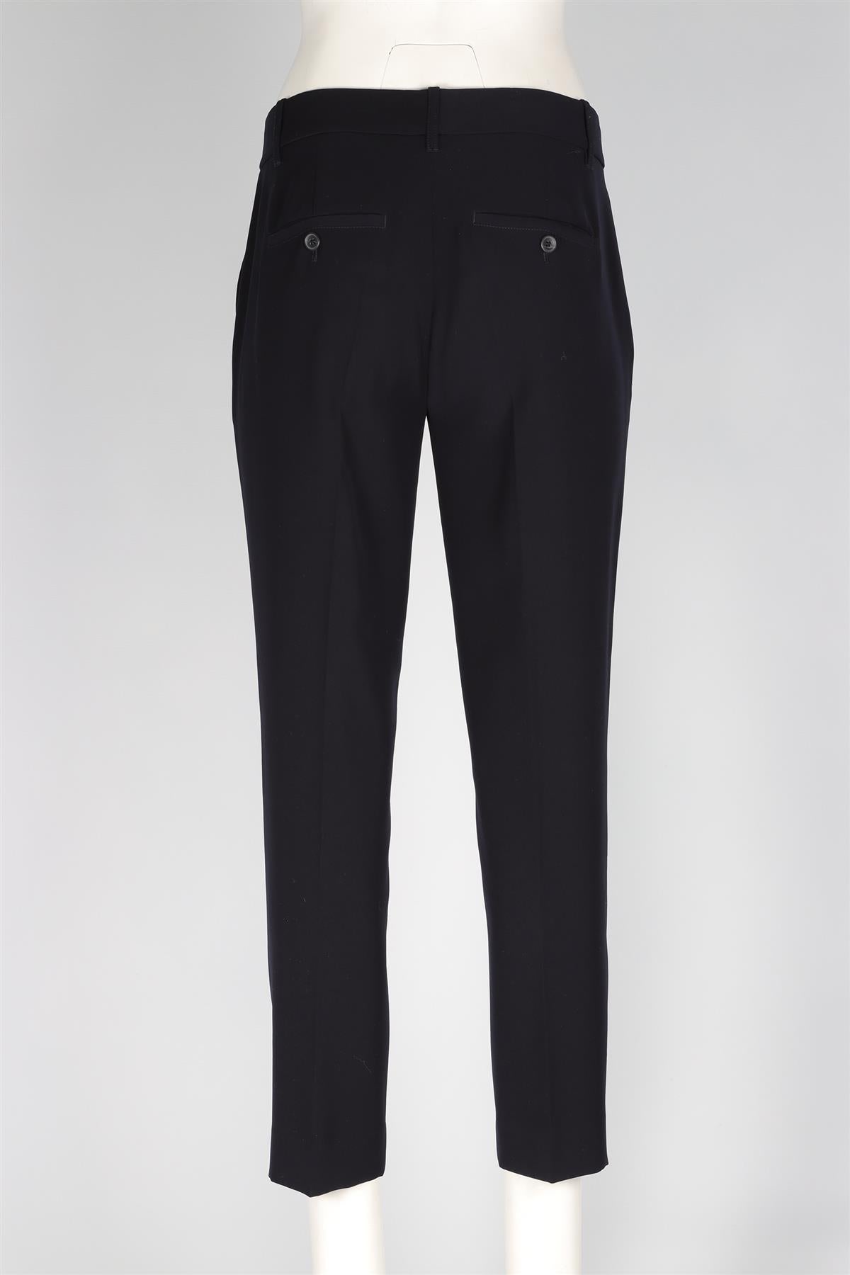 VINCE BLACK CREPE STRAIGHT LEG PANTS US 6 UK 10