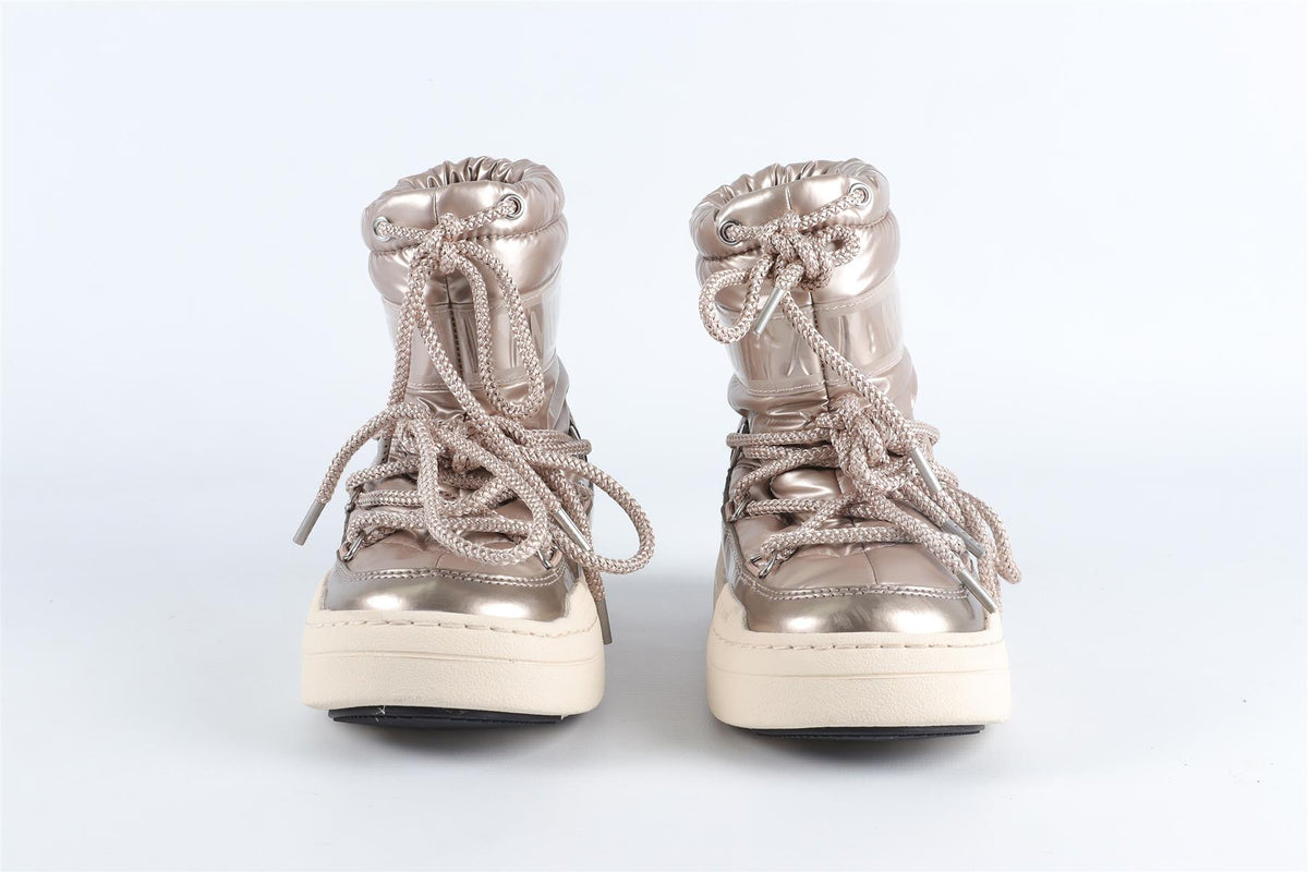 MOON BOOTS GIRLS METALLIC BOOTS EU 30 UK 11.5 US 12.5