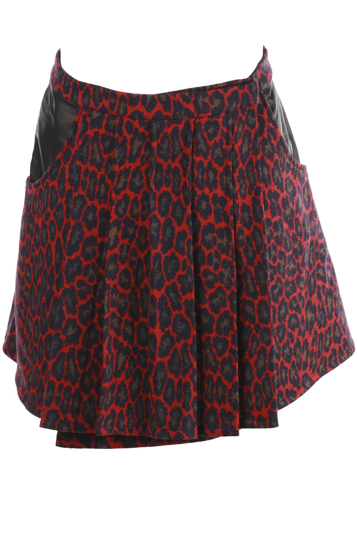 CHRISTOPHER KANE MULTI WOOL MINI SKIRT UK 8